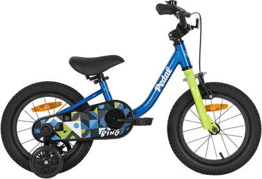 Pedal Bing 14" Kids Bike Blue/Lime