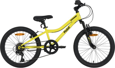 Pedal Chomp Steel 20" Kids Bike Green Flash