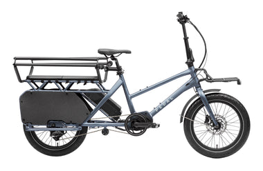Pedal Nomad Cargo Electric Cargo Bike Blue Metal Grey