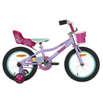 Pedal Hoot Alloy 16" Kids Bike Lilac/Black