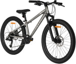 Pedal Jackal 24" Kids Bike Silver Chrome