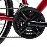 Pedal Raven 2 Hybrid Bike Red