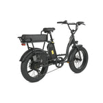 Pedal Brewer Electric Fat Tyre Cruiser Bike Black 540Wh Battery