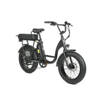 Pedal Brewer Electric Fat Tyre Cruiser Bike Black 540Wh Battery