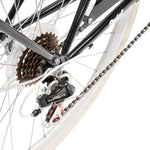 Pedal Uptown Classic Cruiser Bike Black