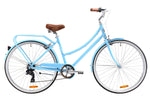 Pedal Uptown DLX 7-Speed Cruiser Bike Light Blue